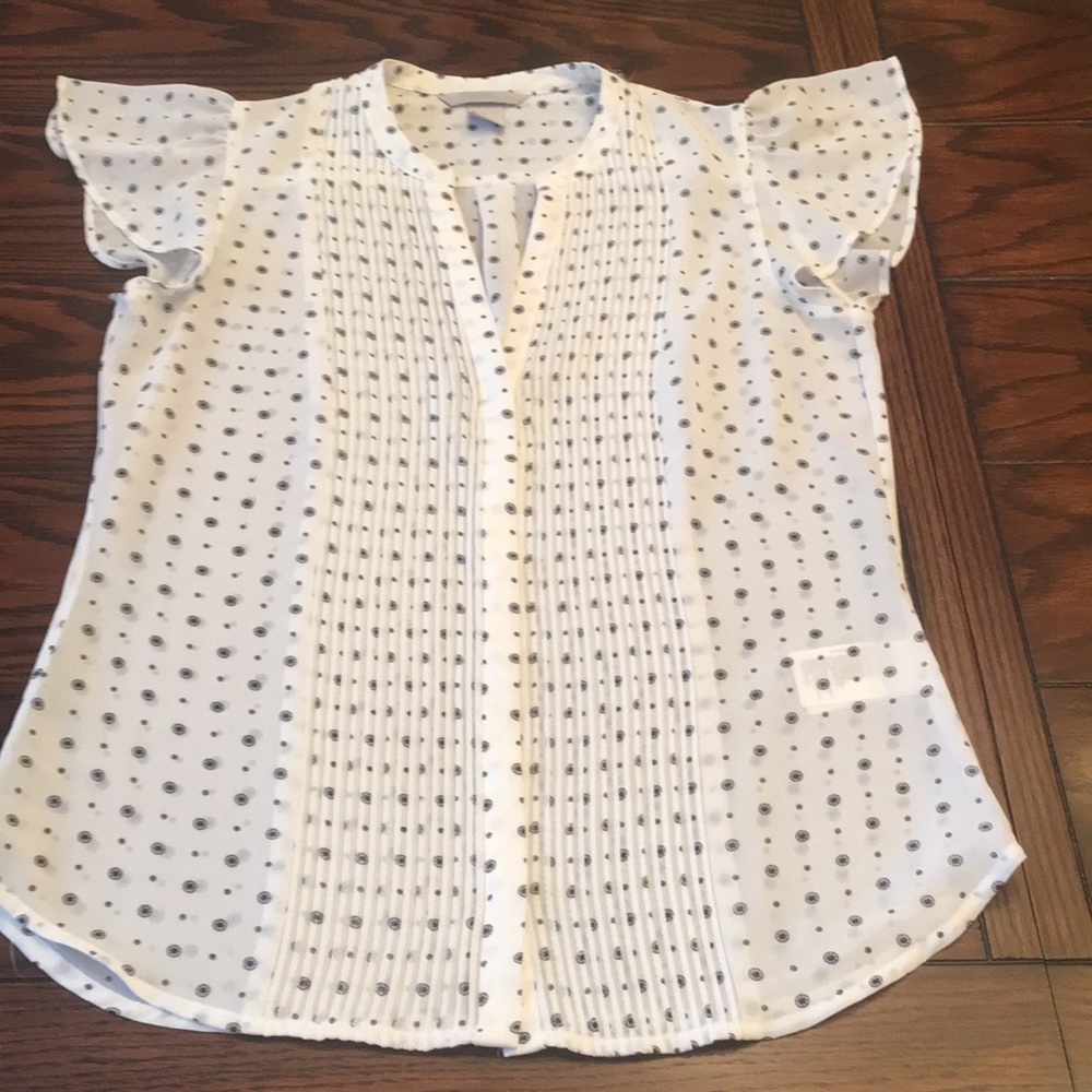 White detailed shirt
